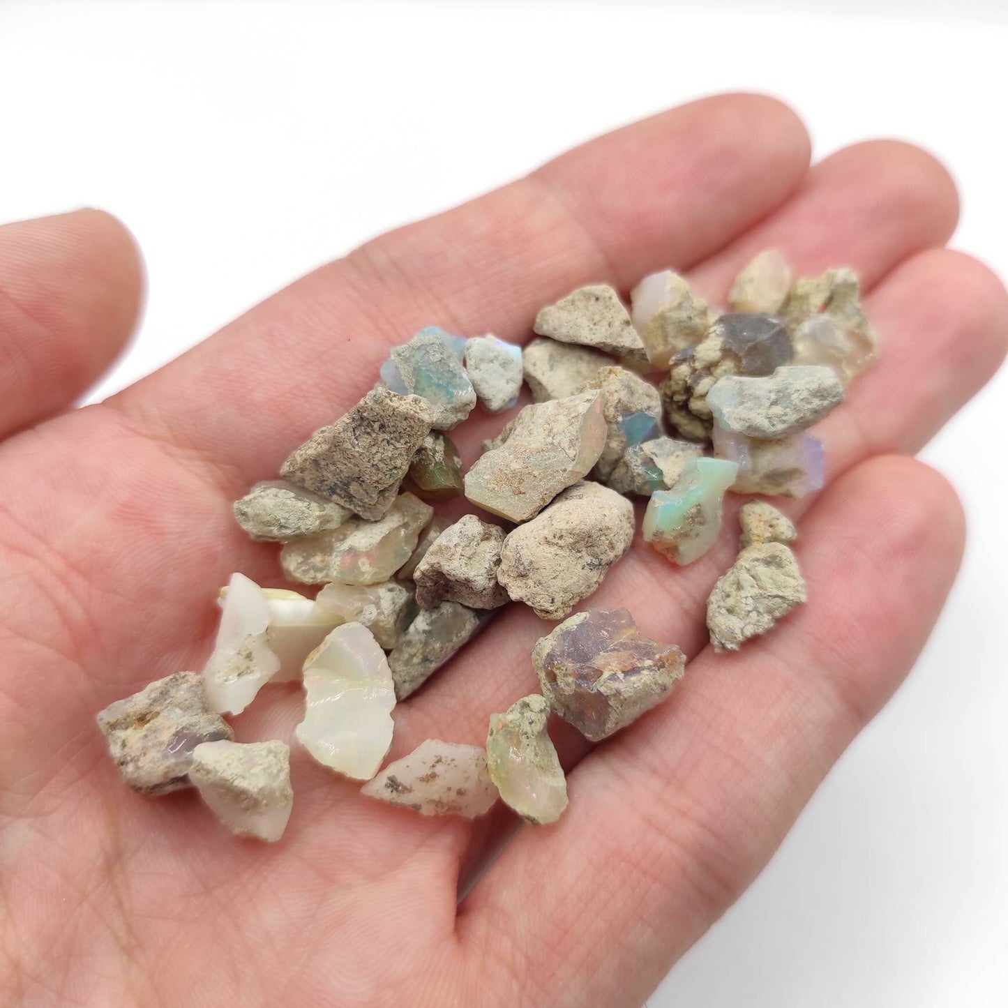 63.90ct Rough Opal Lot - Ethiopian Opals - Raw Uncut Opals - Natural Opal Gemstone Lot - Loose Gems - Rough Gemstones - Flashy Opal Lot