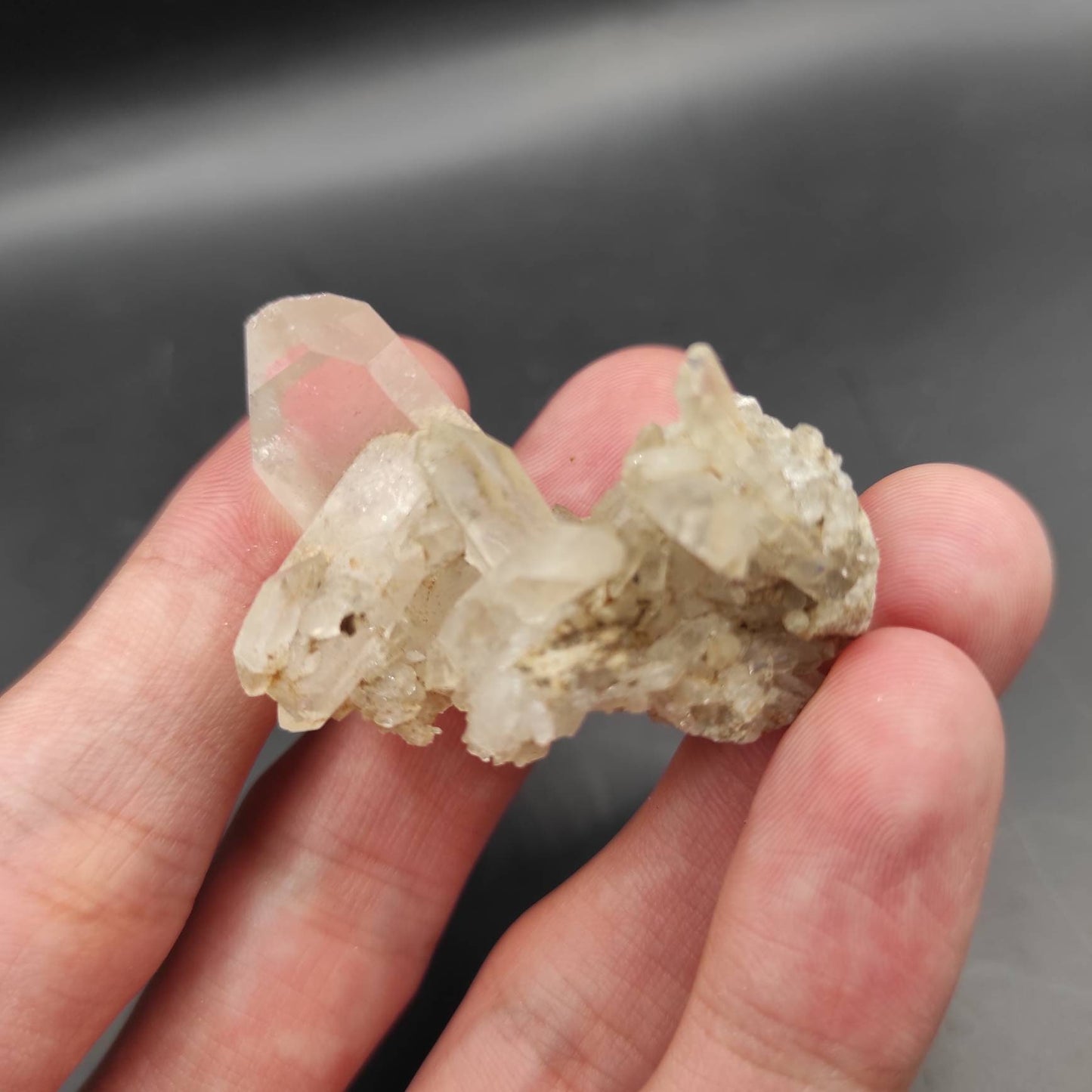 20g Clear Quartz Cluster - Natural Quartz Point Cluster - Quartz Specimen from Pakistan - Rough Quartz Crystal - Natural Crystal Point