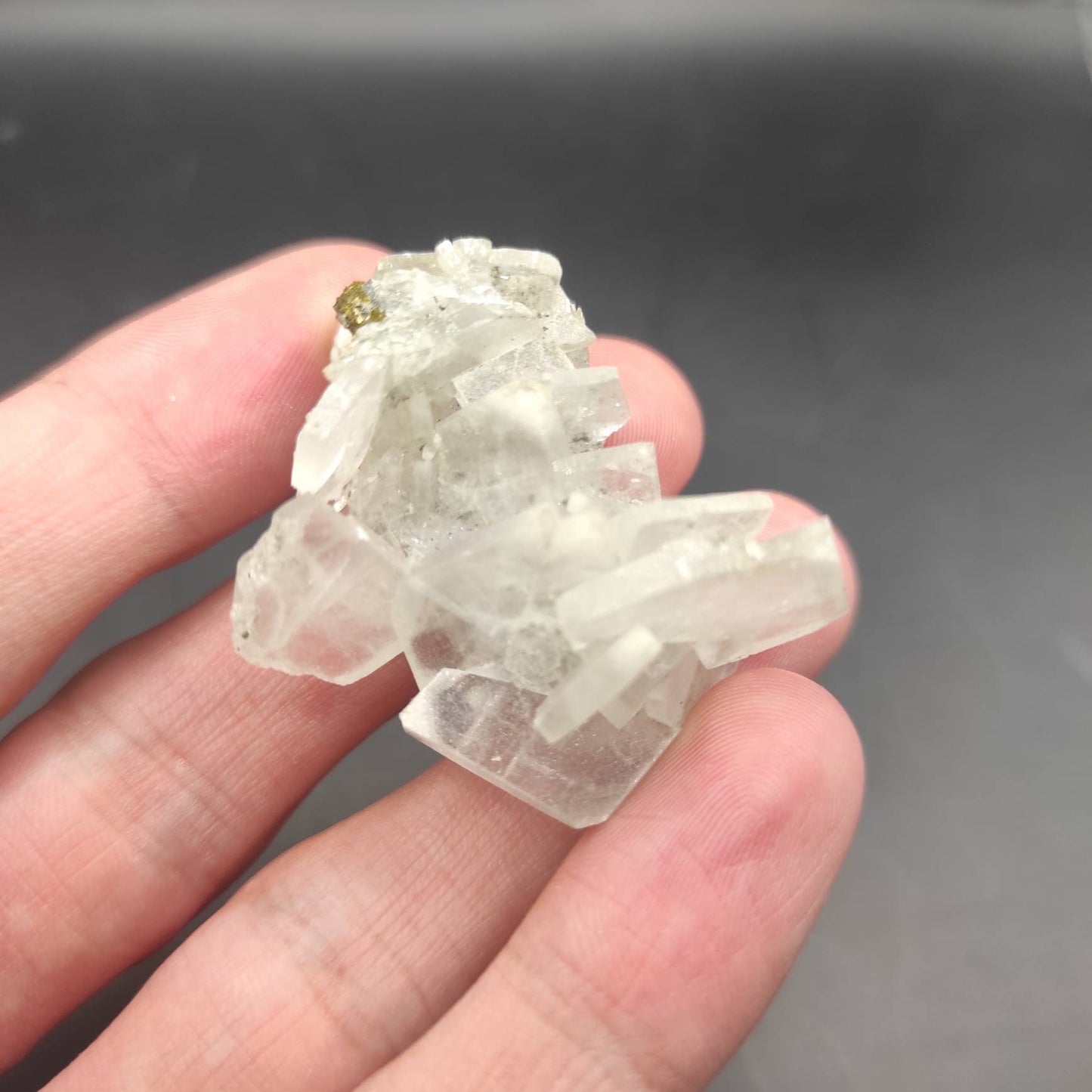 21g White Calcite Cluster - Natural Calcite Crystals - Calcite Specimen from Pakistan - Rough Calcite Crystal - Natural Calcite Formation