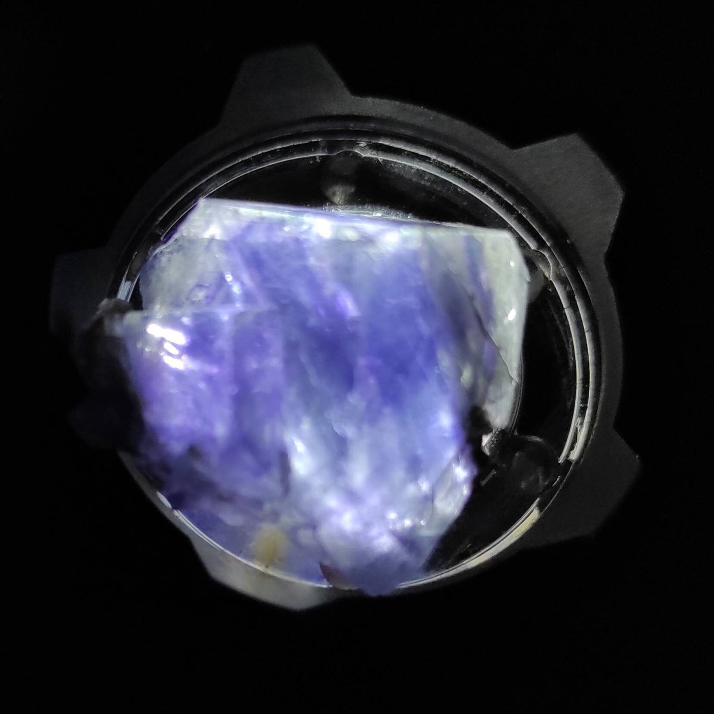 6g Mini Deep Purple Fluorite Specimen - Inner Mongolia Fluorite Crystal - Natural Fluorite Crystal - Purple Crystals - Mineral Specimen