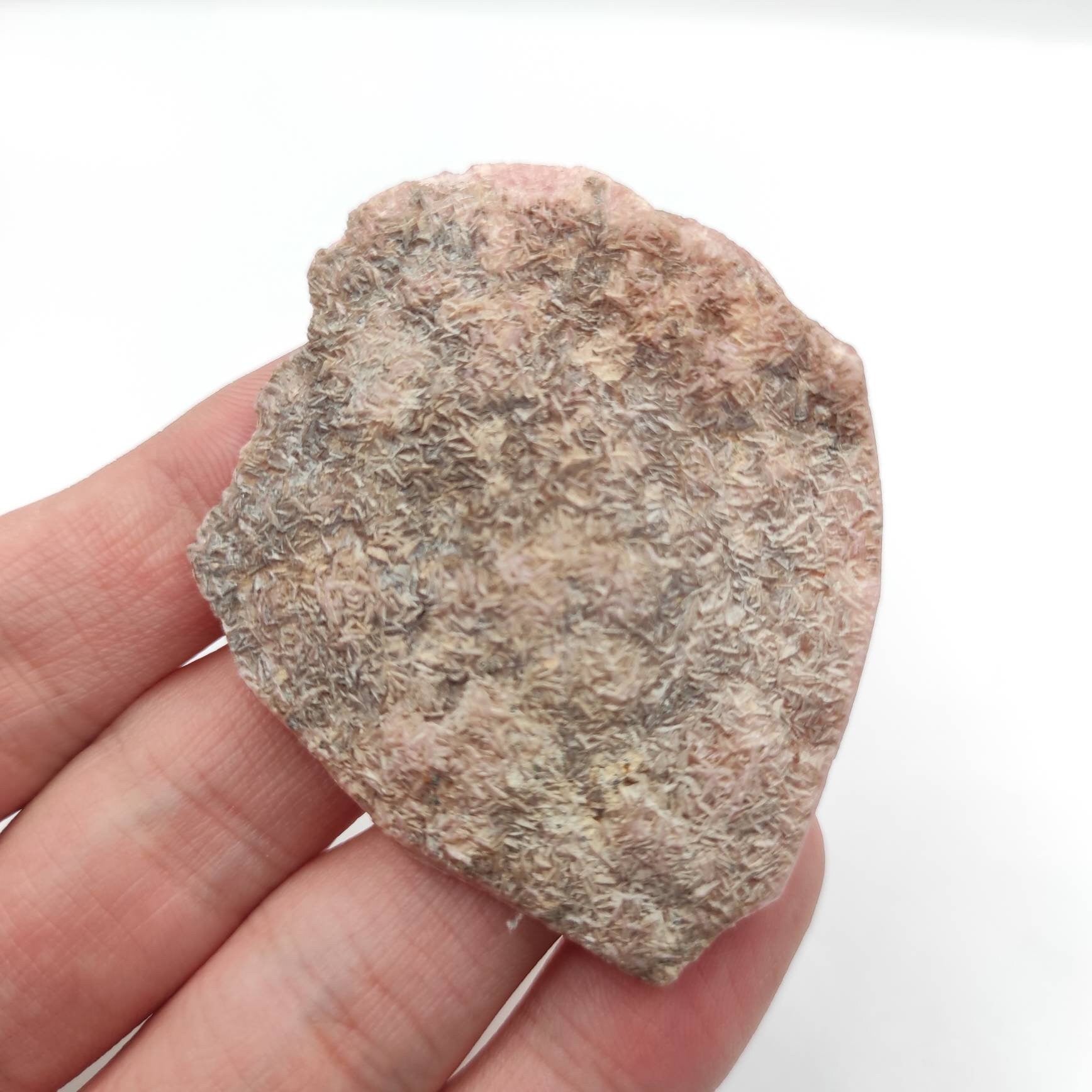23g Rhodochrosite Slab from Argentina - Natural Pink Red Rhodochrosite - Andalgala, Catamarca, Argentina - Polished Rhodochrosite Crystal