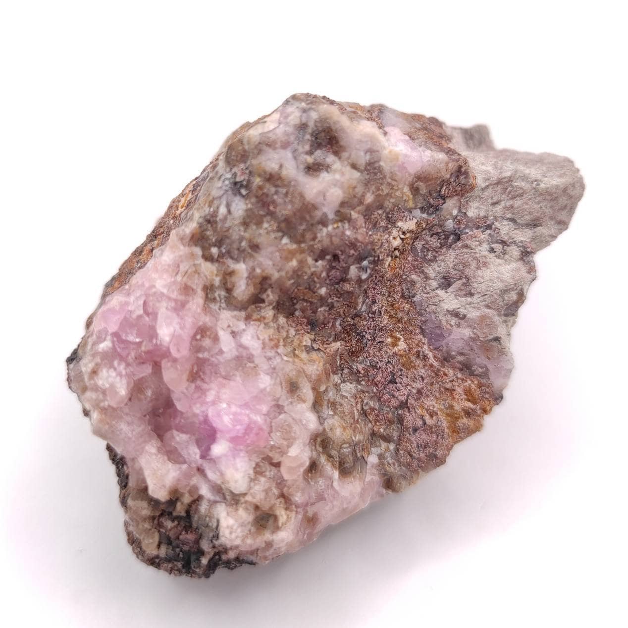 86g Cobaltoan Calcite in Matrix - Natural Pink Calcite Specimen from Morocco - Rough Cobalt Calcite - Natural Cobalto Calcite Crystal Gem