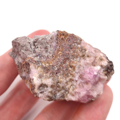 86g Cobaltoan Calcite in Matrix - Natural Pink Calcite Specimen from Morocco - Rough Cobalt Calcite - Natural Cobalto Calcite Crystal Gem