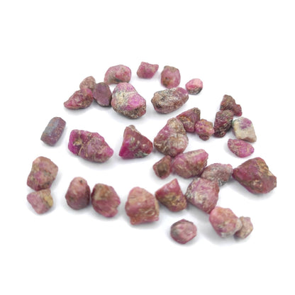 62ct Untreated Ruby Lot - Unheated Ruby Gemstones - Raw Red Ruby from Pakistan - Rough Rubies Gems - Loose Ruby Gemstones - Rough Gems