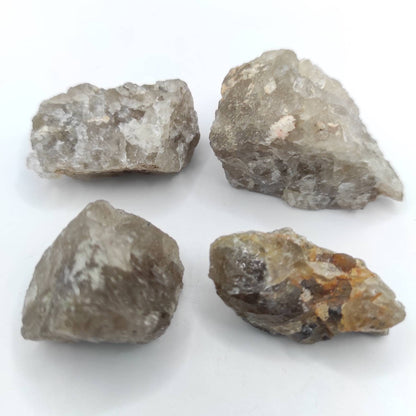 85g Raw Canadian Smoky Quartz Lot - Natural Smoky Quartz Mineral - Rough Quartz - Natural Quartz Crystal Specimen from Tory Hill, Ontario