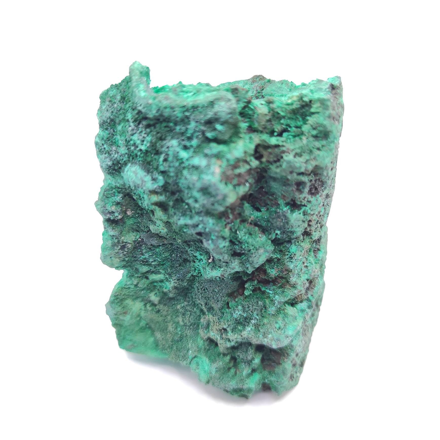 112g Fibrous Malachite Hubei Malachite Natural Malachite Sparkling Malachite Raw Mineral Specimen Natural Crystals Green Malachite Crystal