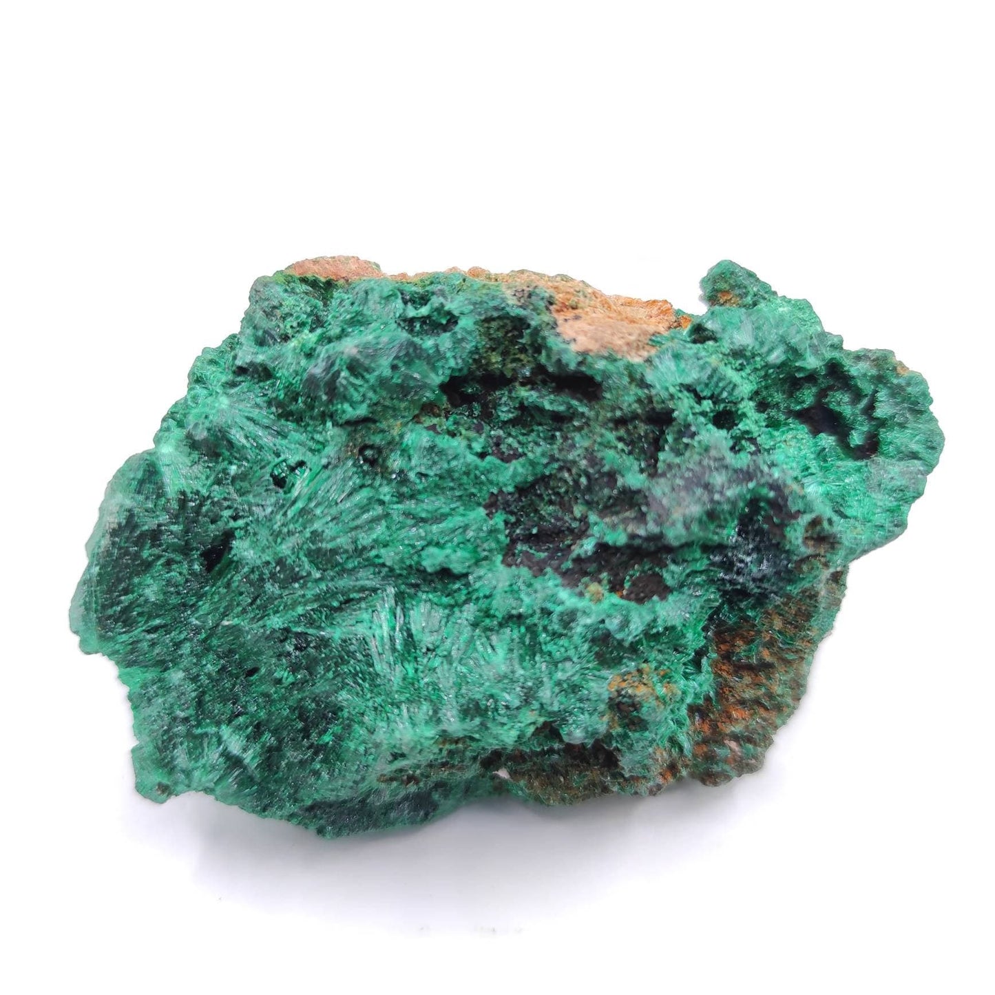 132g Fibrous Malachite Hubei Malachite Natural Malachite Sparkling Malachite Raw Mineral Specimen Natural Crystals Green Malachite Crystal