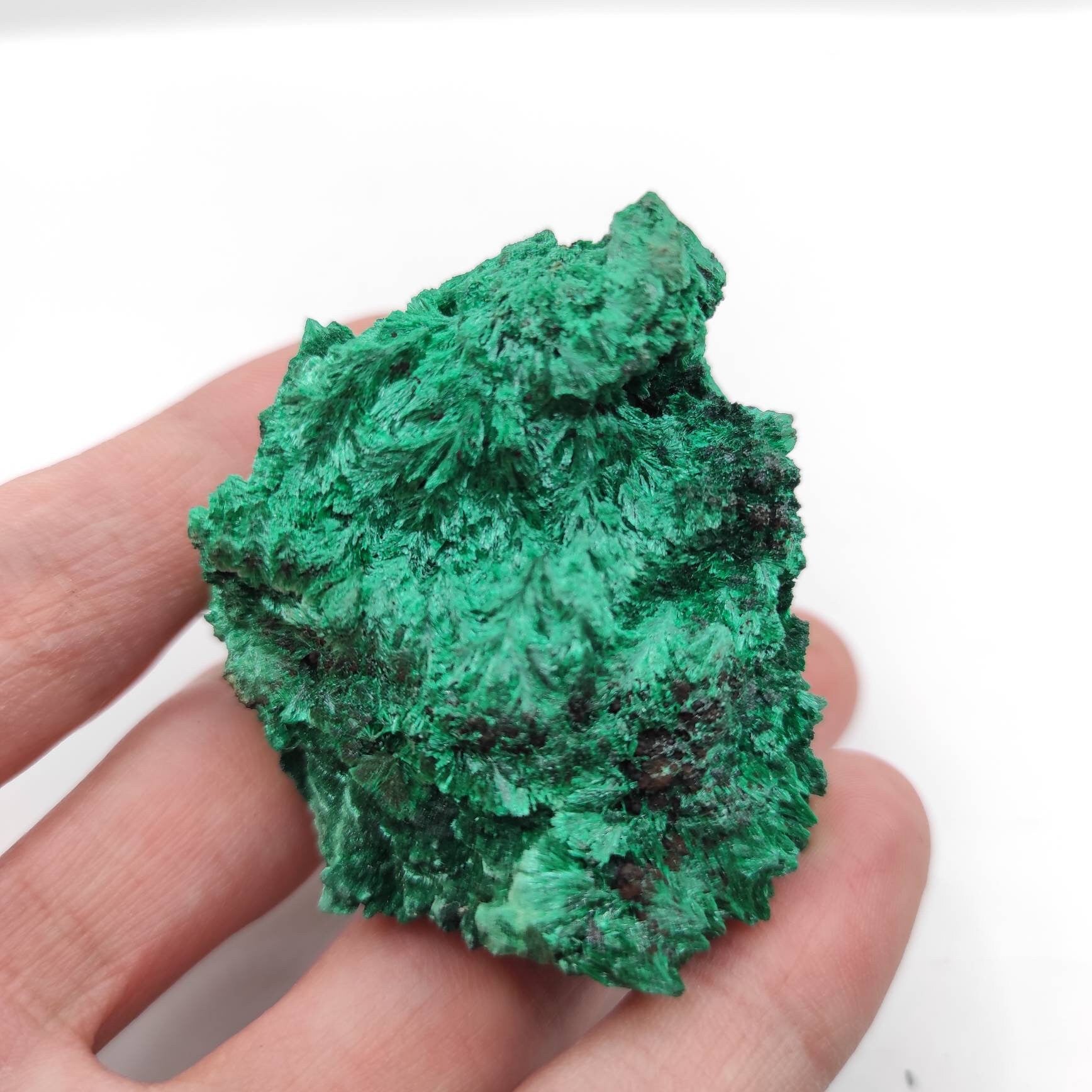 99g Fibrous Malachite Hubei Malachite Natural Malachite Sparkling Malachite Raw Mineral Specimen Natural Crystals Green Malachite Crystal