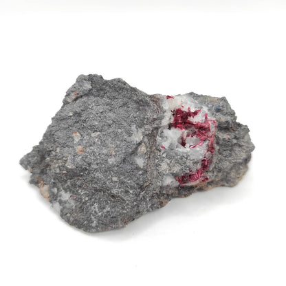 RARE! 118g Erythrite Mineral Specimen - Bou Azzer, Morocco - Rare Erythrite Crystal Specimen - Cobalt Bloom Crystal - Red Cobalt Crystal