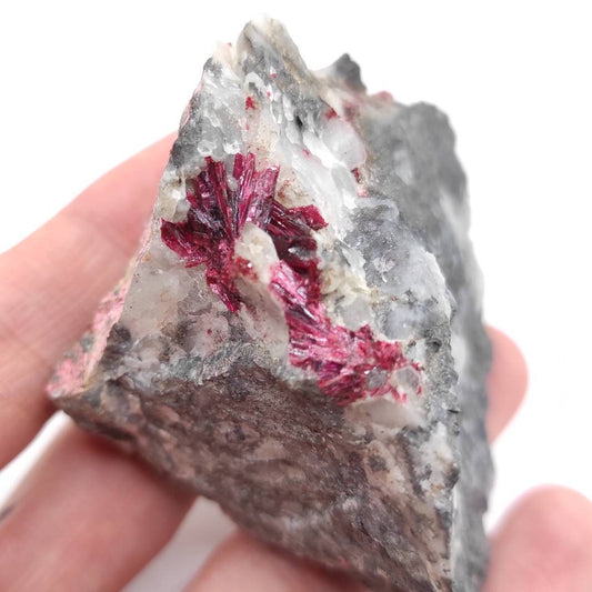 RARE! 186g Erythrite Mineral Specimen - Bou Azzer, Morocco - Rare Erythrite Crystal Specimen - Cobalt Bloom Crystal - Red Cobalt Crystal
