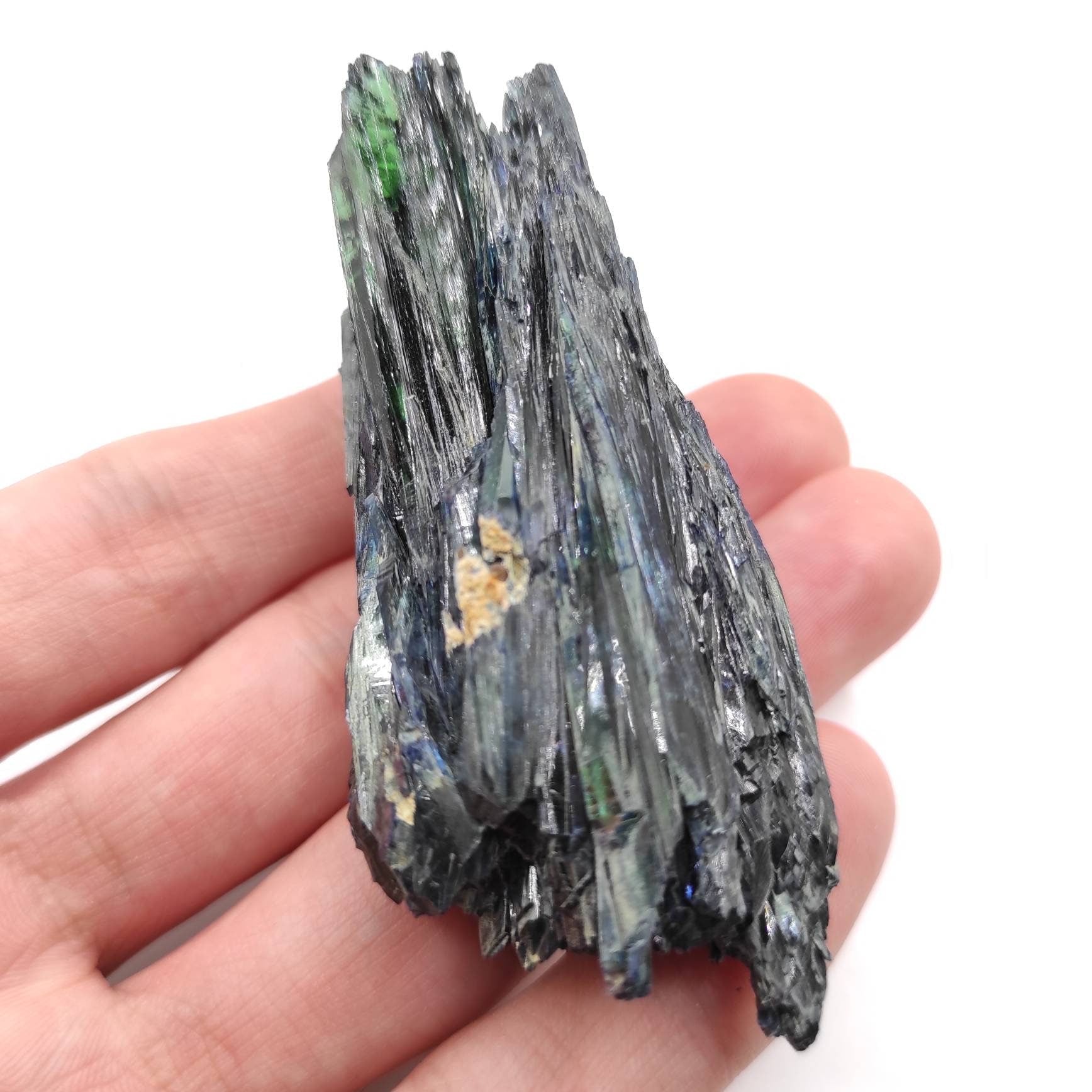 56g Vivianite Mineral Specimen - High Quality Vivianite Crystal Specimen - Green Vivianite Brazil - Blue Vivianite Cluster - Raw Crystals