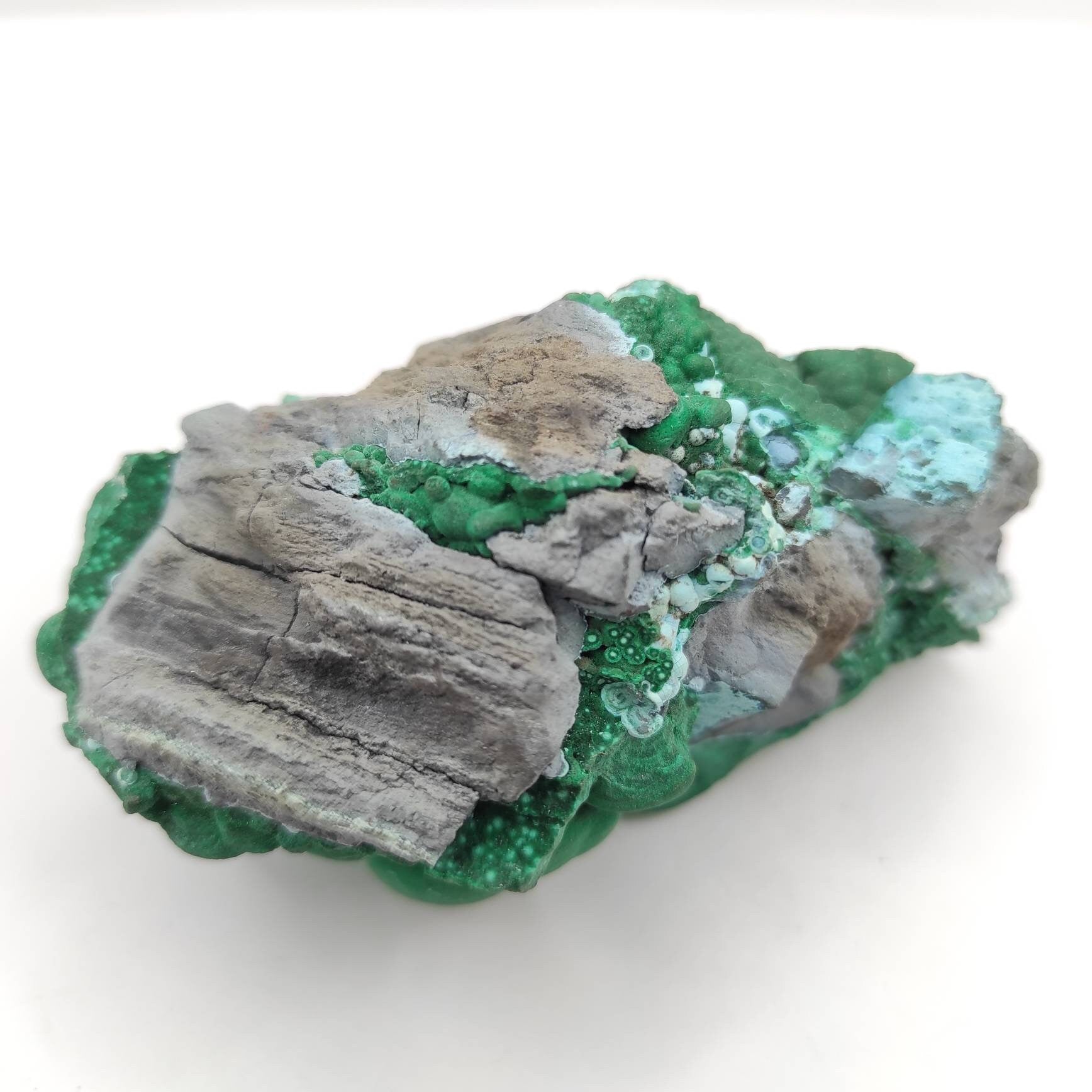 167g Green Malachite Crystal Mineral Specimen Natural Green Crystals Congo Green Malachite Natural Raw Crystal Cluster Unique Specimen Gem