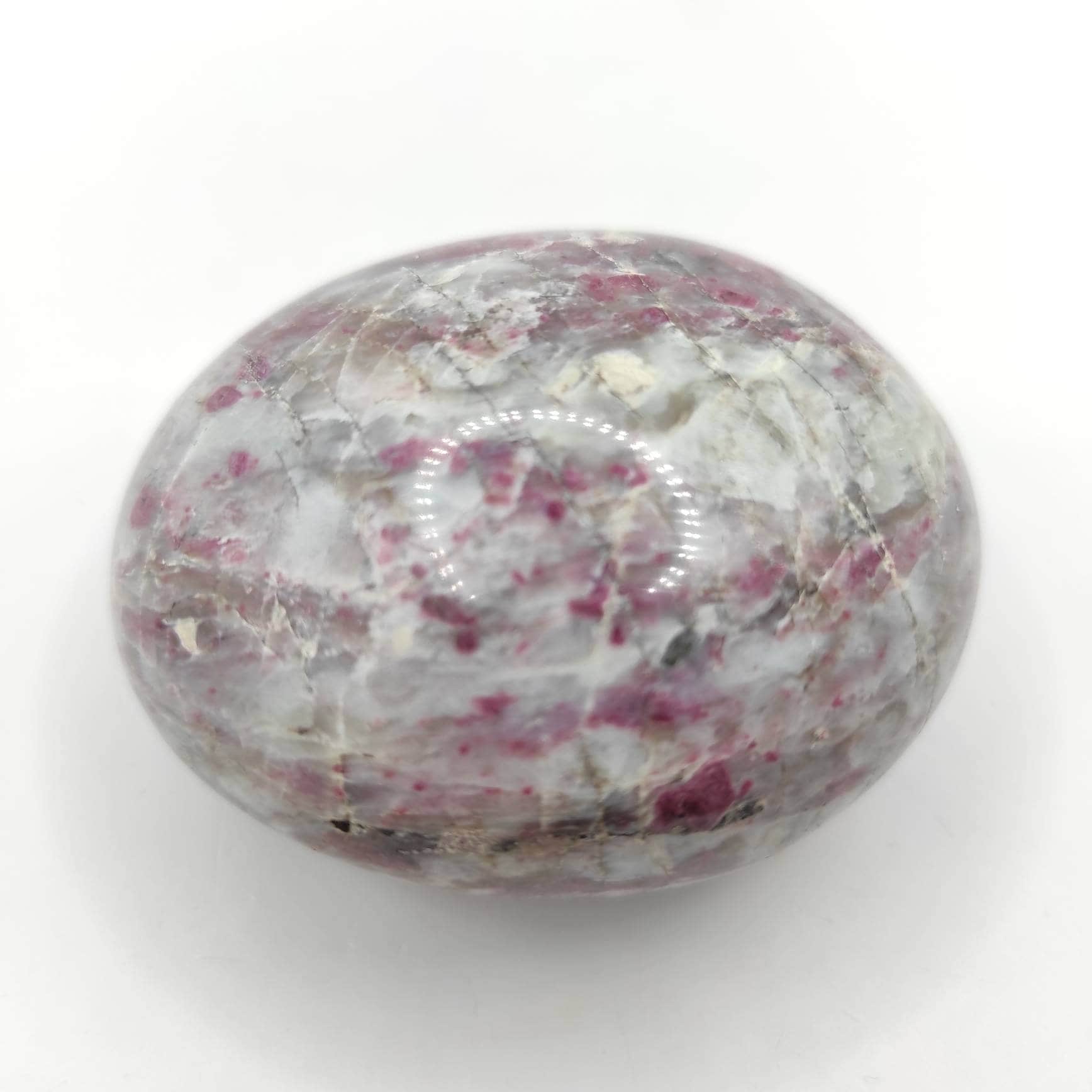 168g Rubellite Tourmaline Palm Stone Polished Pink Tourmaline Brazil Rubellite Natural Tourmaline Red Tourmaline Polished Mineral Specimen