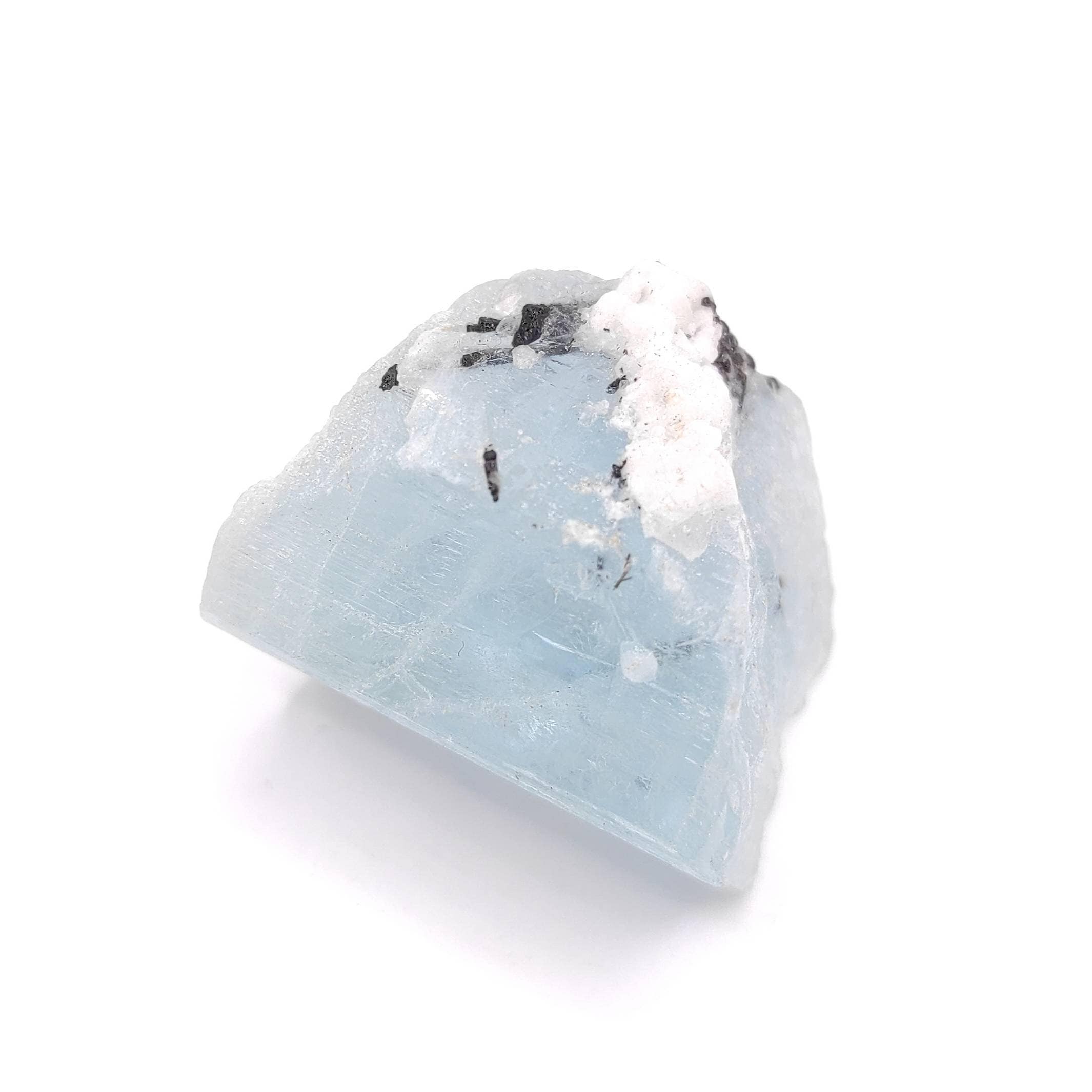 Aquamarine with black on sale tourmaline