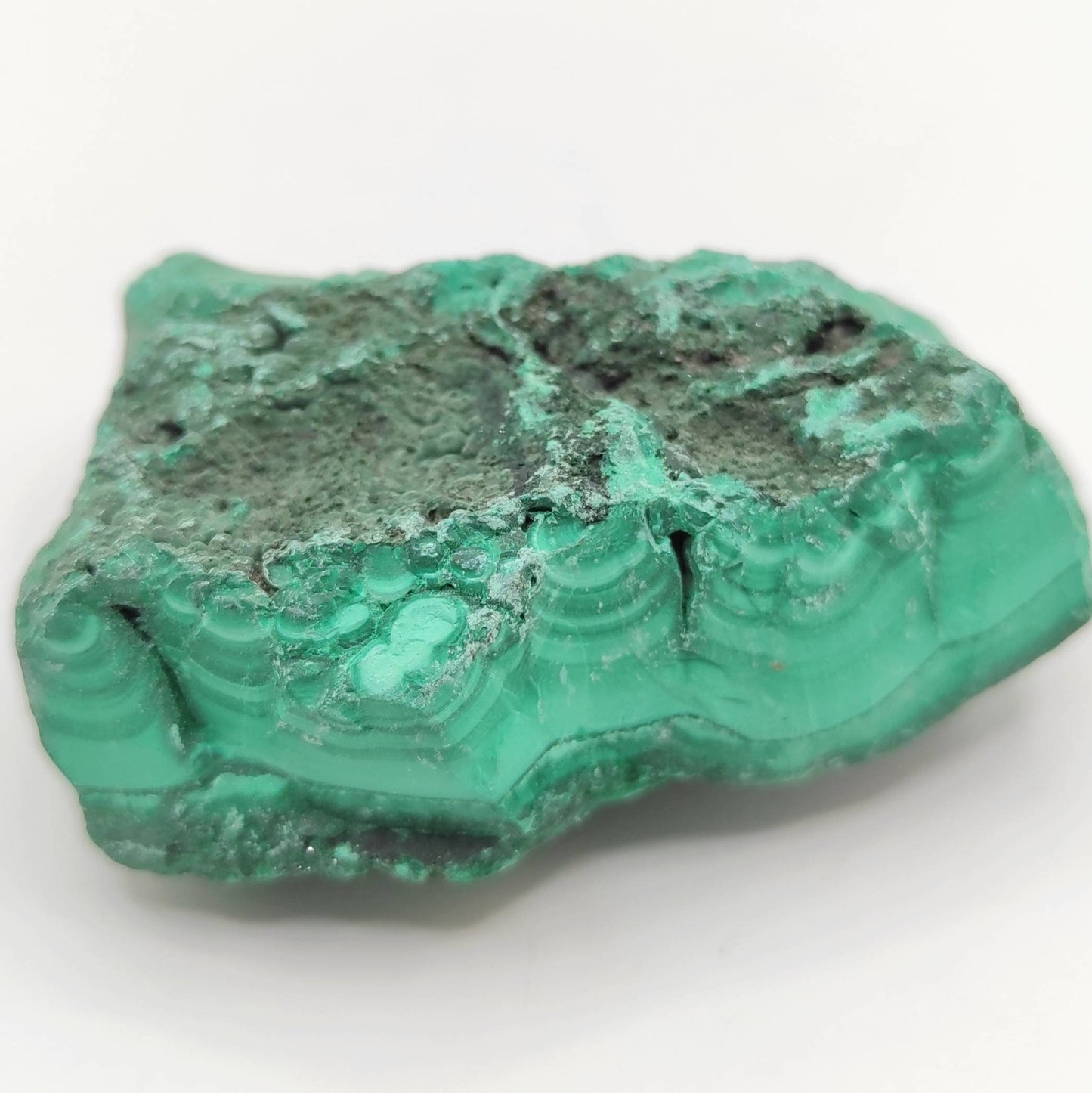 128g Rough Malachite Chunk - Mineral Specimen - Natural Green Crystals - Green Malachite - Natural Raw Crystal Cluster - Unique Specimen