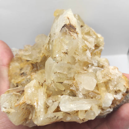960g Large Quartz Crystal Cluster - Natural Yellow Quartz - Quartz Specimen from Pakistan - Natural Quartz Cluster Mineral Specimen