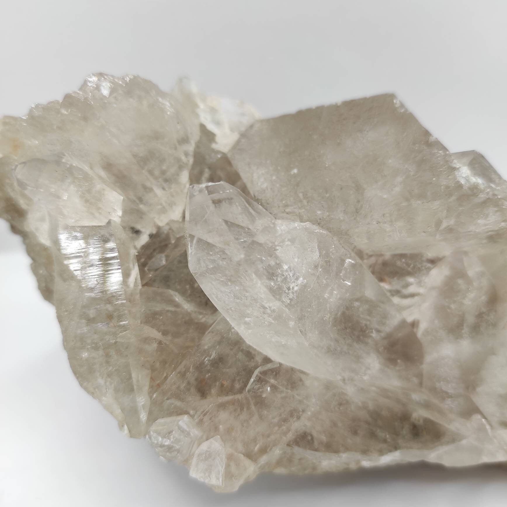 1.15kg Smoky Quartz Crystal Specimen - Quartz Mineral Cluster - Large Quartz Crystal - Natural Untreated Quartz from Rio do Sul, Brazil