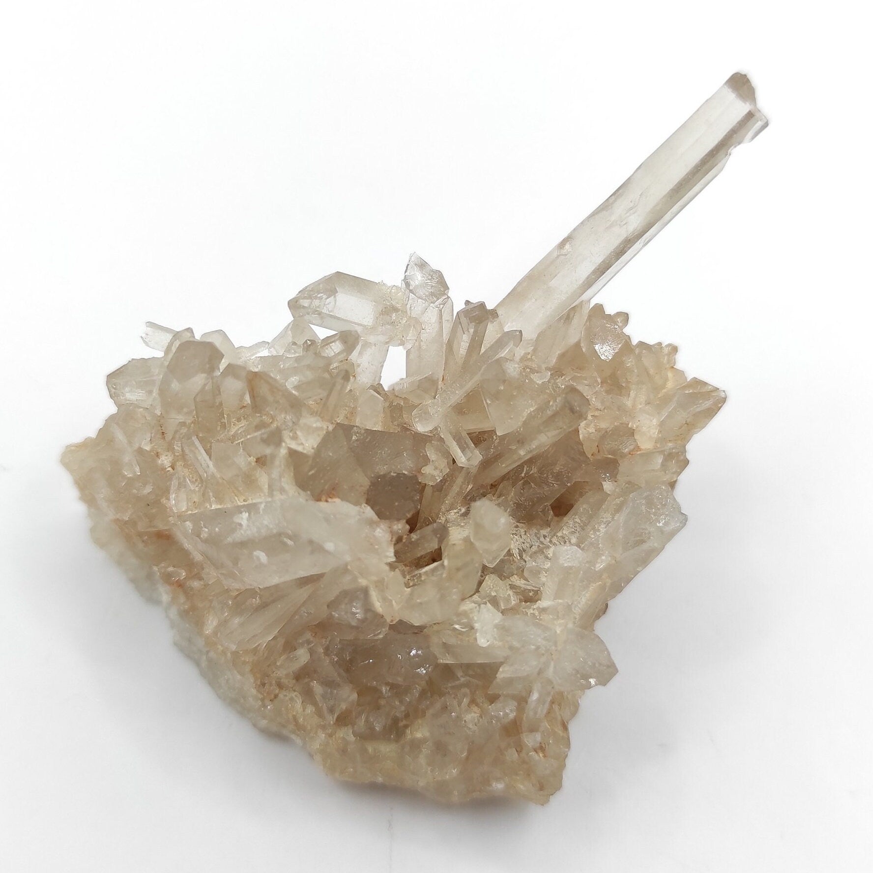 66g Natural & Unheated Smoky Quartz Crystal Cluster - Raw Smoky Quartz Cluster from Pakistan