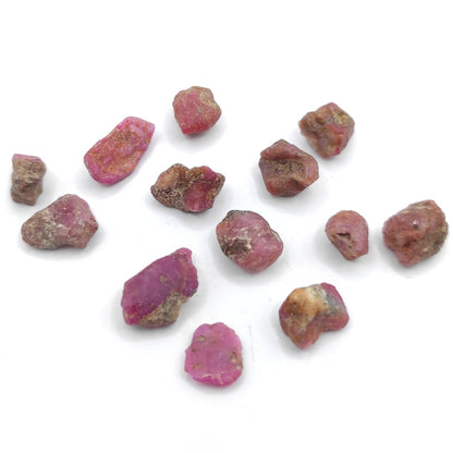 57ct Untreated Ruby Lot - Unheated Ruby Gemstones - Raw Red Ruby from Mozambique - Rough Rubies Gems - Loose Ruby Gemstones - Rough Gems