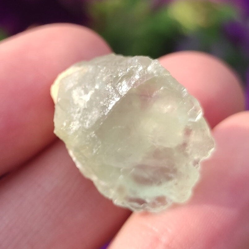 6.09g Green Fluorite from Felix Mine, Los Angeles County, California - Raw Green Fluorite Crystal - Rough Green Fluorite Mineral Specimen