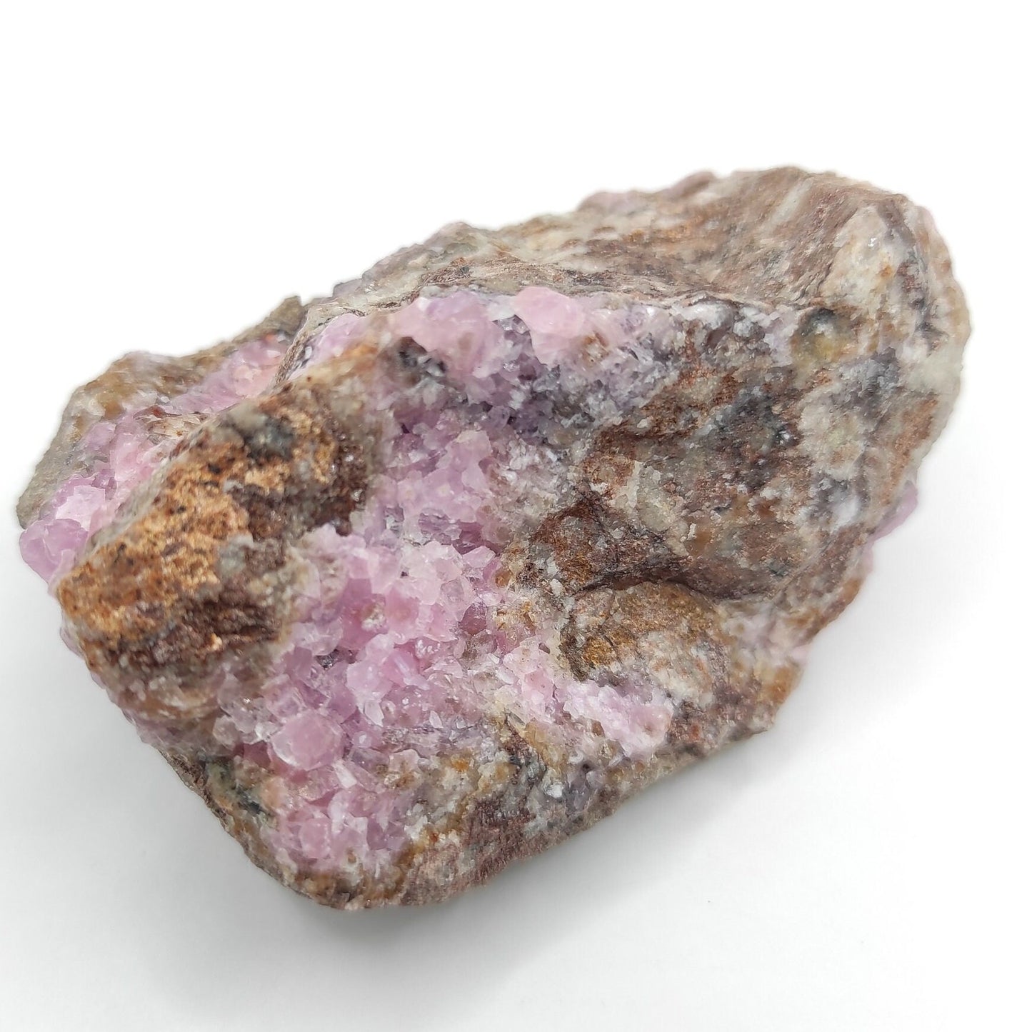 125g Cobalto Calcite in Matrix - Pink Cobalt Calcite from Bou Azzer, Morocco - Salrose Crystal - Cobaltocalcite Mineral Specimen