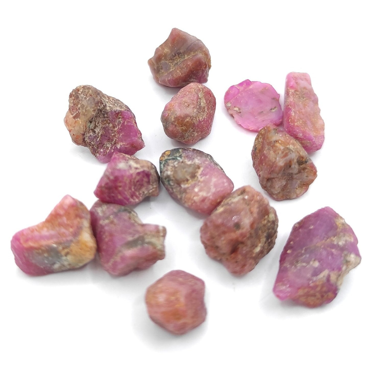 57ct Untreated Ruby Lot - Unheated Ruby Gemstones - Raw Red Ruby from Mozambique - Rough Rubies Gems - Loose Ruby Gemstones - Rough Gems