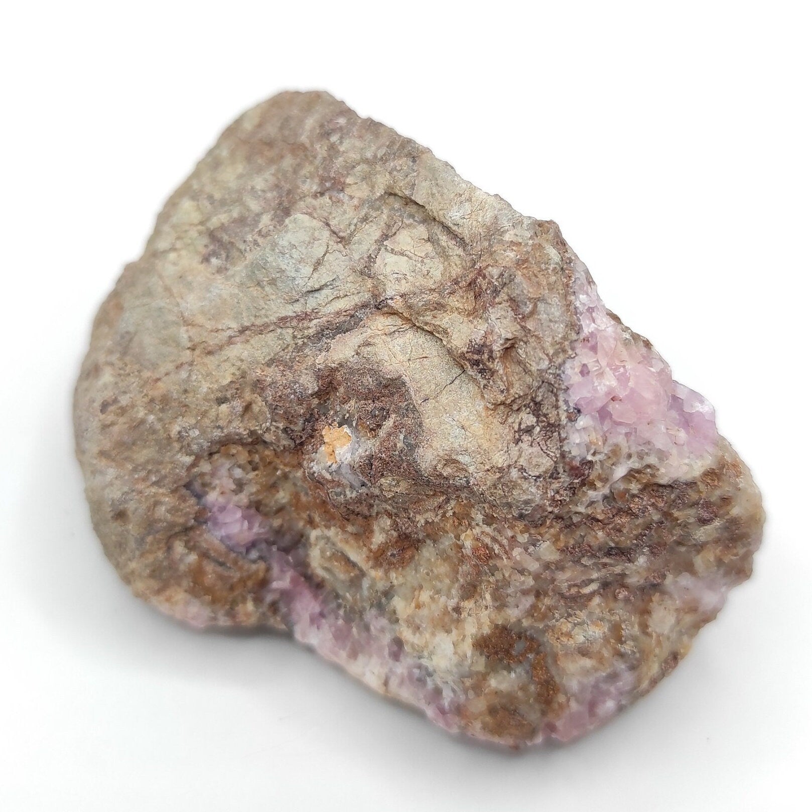 125g Cobalto Calcite in Matrix - Pink Cobalt Calcite from Bou Azzer, Morocco - Salrose Crystal - Cobaltocalcite Mineral Specimen