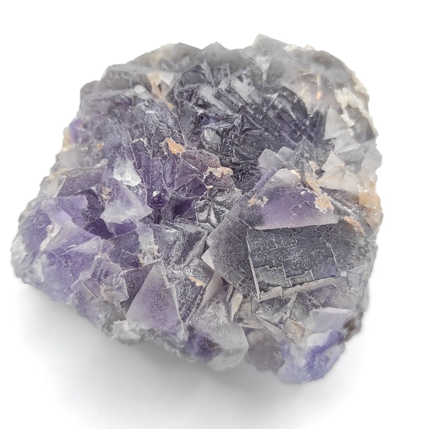 222g Purple Fluorite Crystal Cluster