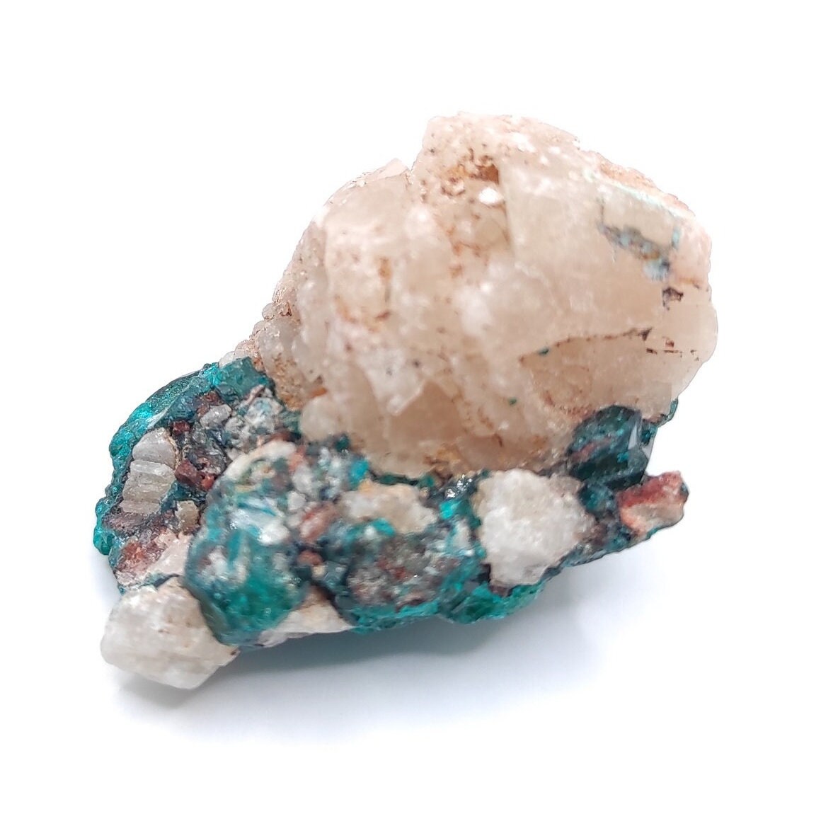 14g Dioptase Crystal from Congo - Natural Green Dioptase Mineral Specimen - Small Dioptase Specimen - Raw Dioptase Gem