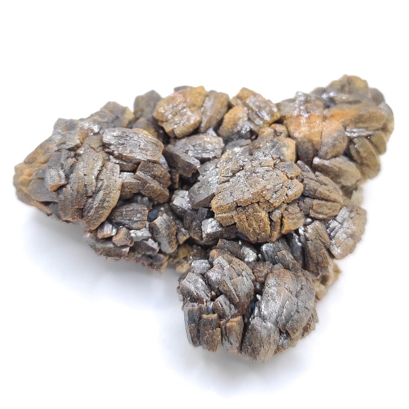 83g Vanadinite var. Endlichite - New Variety Find (April 2023) - Vanadinite Mineral Specimen from Mibladen, Morocco - Coud'a Workings