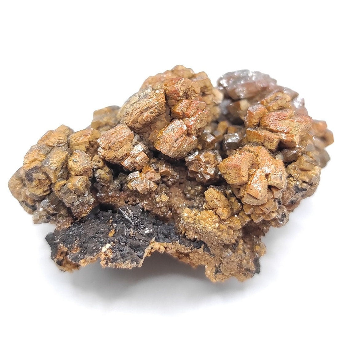 42g Vanadinite var. Endlichite - New Variety Find (April 2023) - Vanadinite Mineral Specimen from Mibladen, Morocco - Coud'a Workings