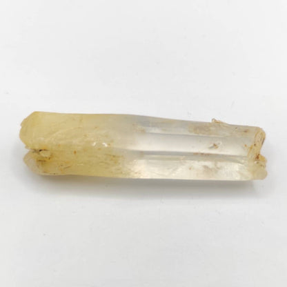 10.66g Rare Mango Quartz Point Halloysite Included Quartz Crystal Corona Mine, Cabiche, Boyaca, Colombia Untreated Quartz Yellow Orange Gem