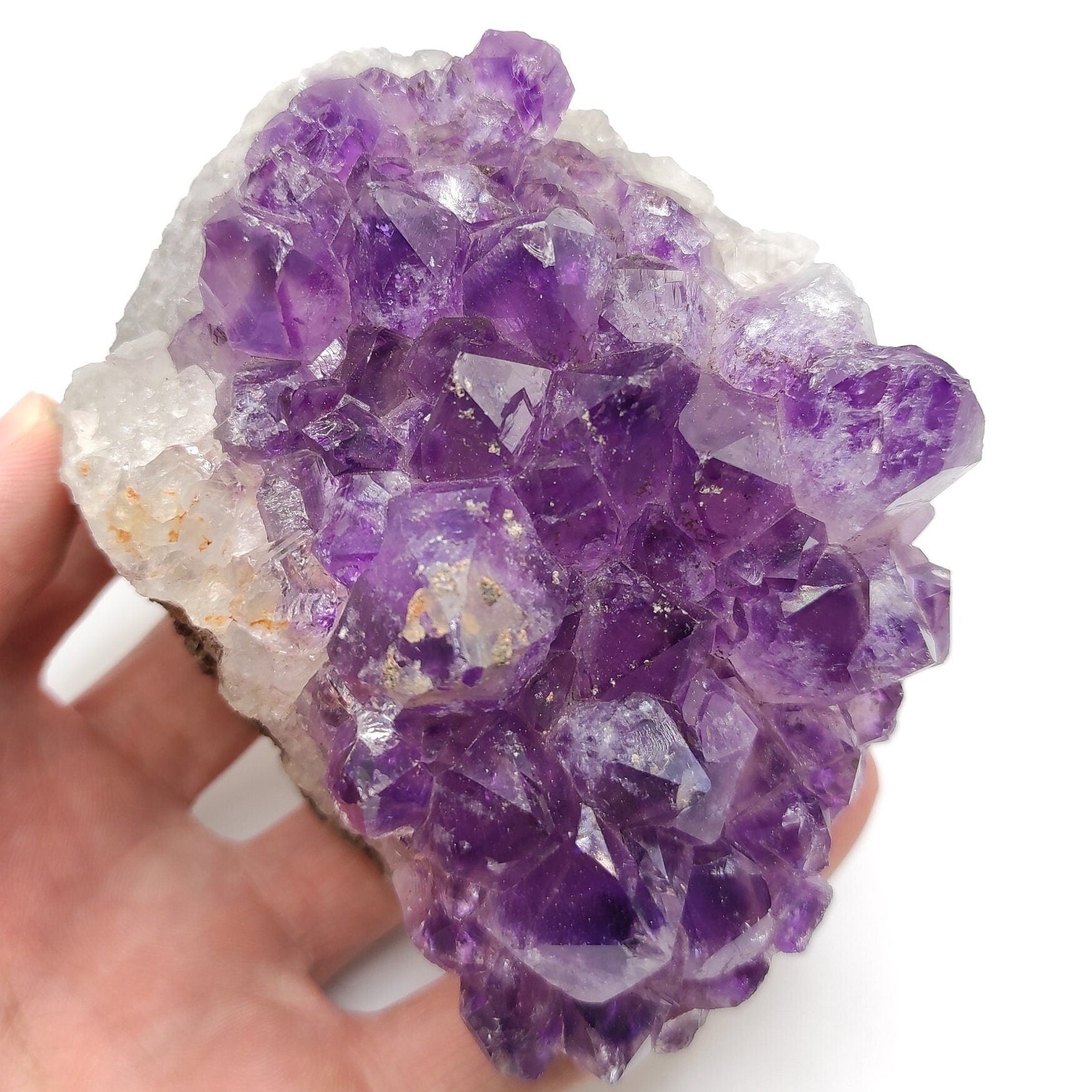 561g Amethyst Crystal Cluster Purple Amethyst from South Brazil Amethyst Gemstone Raw Amethyst Rough Amethyst Desk Crystal Natural Crystals