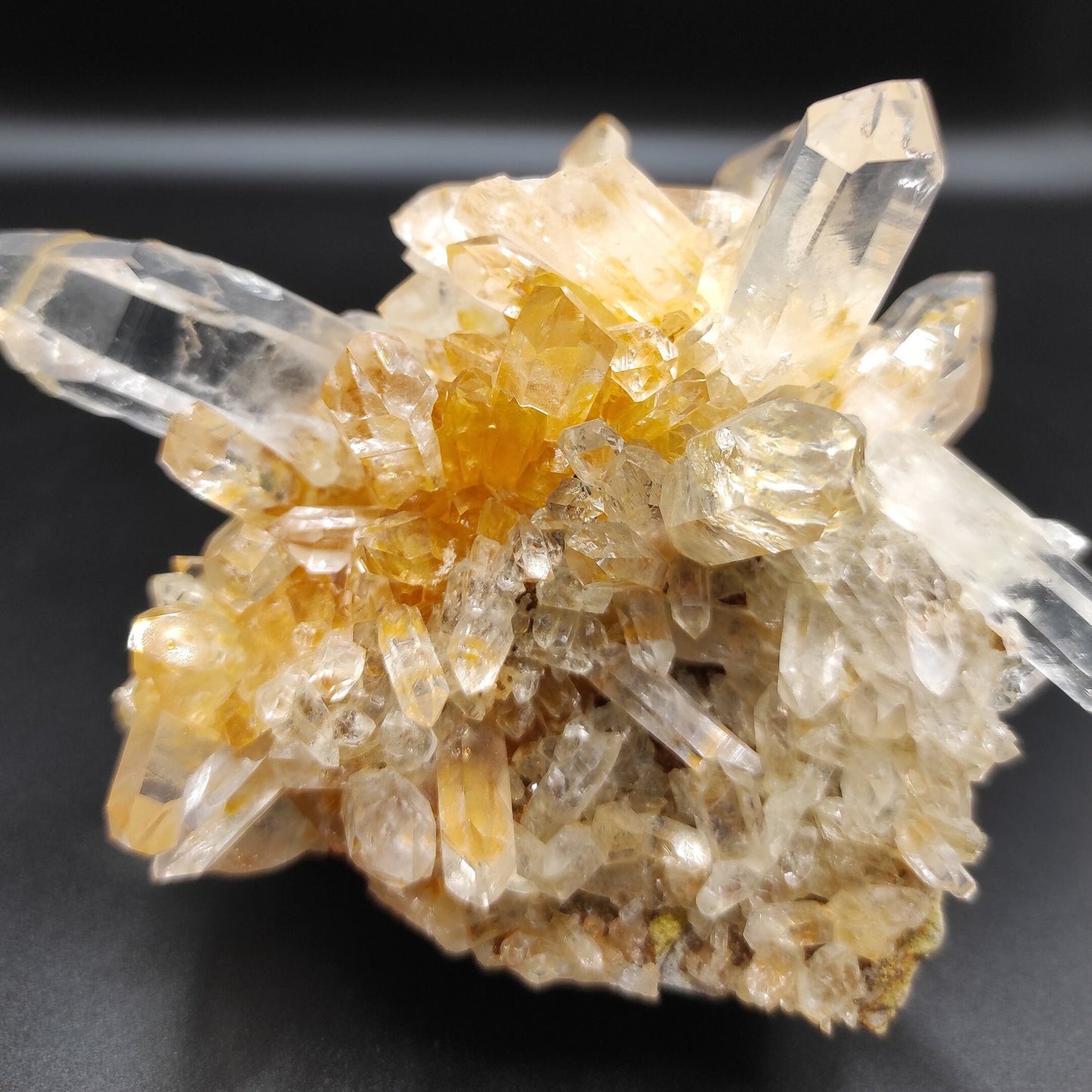 655g Crystallized Clear Quartz Specimen