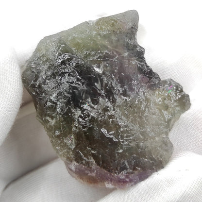 36g Genuine Auralite 23 with Natural Green Amethyst - Rare Unheated Green Amethyst - Thunder Bay Amethyst - Ethical Crystals from Canada