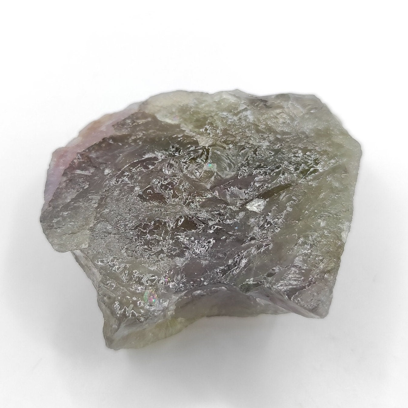 36g Genuine Auralite 23 with Natural Green Amethyst - Rare Unheated Green Amethyst - Thunder Bay Amethyst - Ethical Crystals from Canada