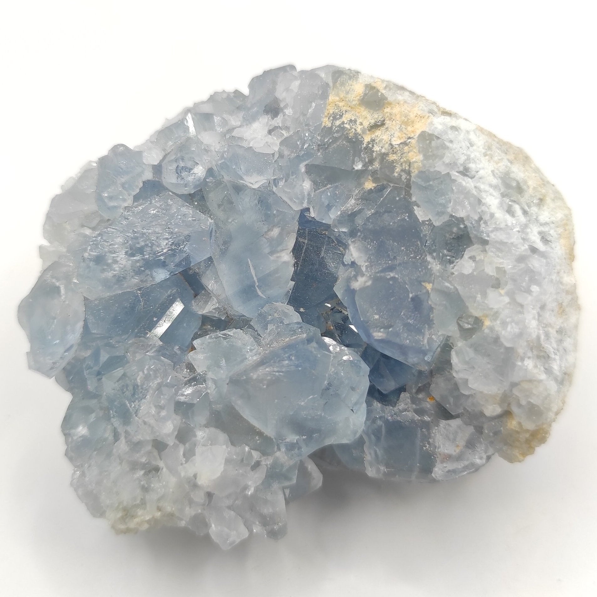 325g Blue Celestite Crystal - Mahajanga, Boeny, Madagascar - Natural Blue Celeste - Mineral Specimen - Crystal Cluster - Raw Blue Crystals