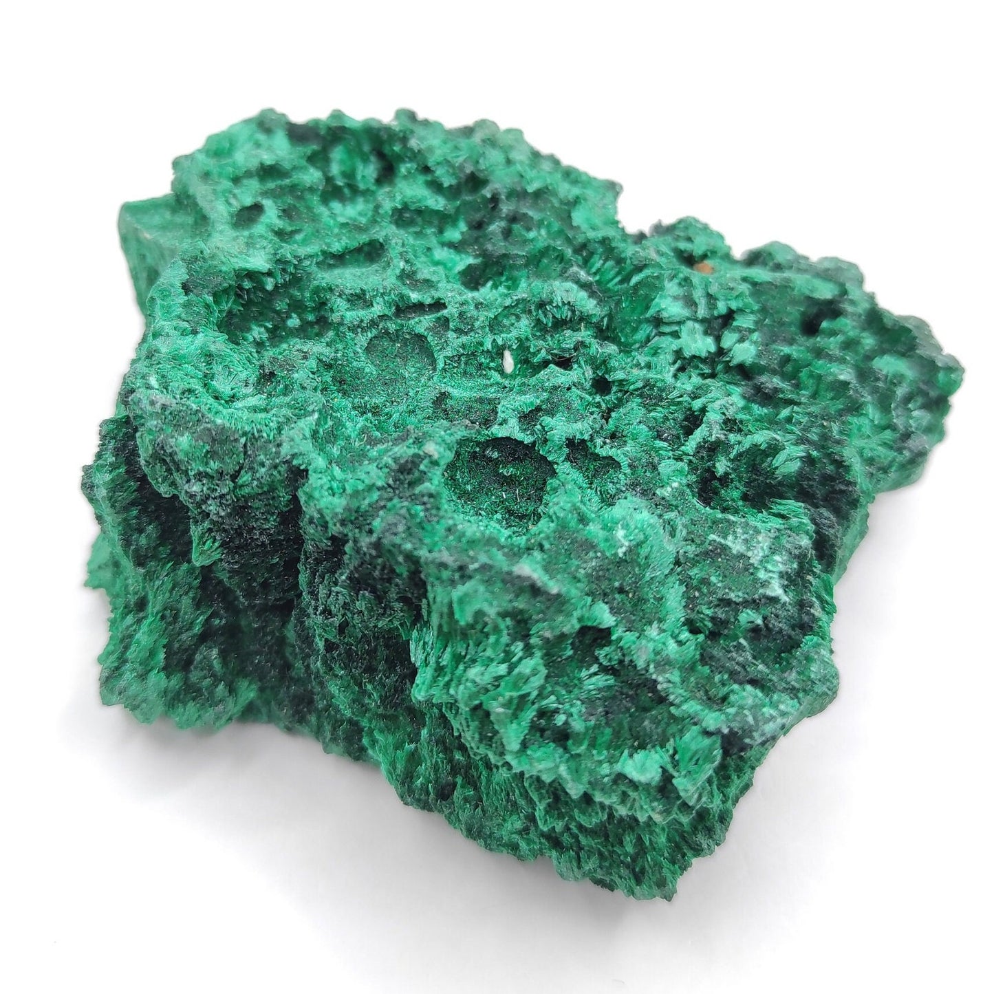 180g Fibrous Malachite - Natural Malachite from Hubei, China - Rough Malachite Specimen - Mineral Specimen - Green Malachite Crystal