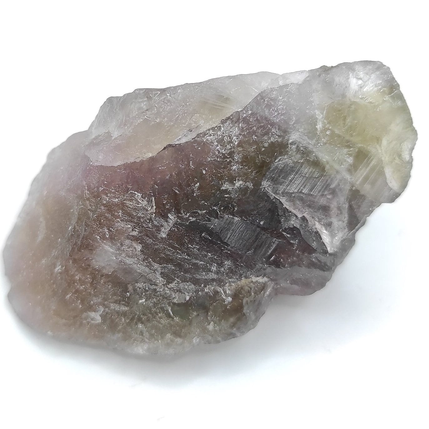 39g Genuine Auralite 23 with Natural Green Amethyst - Rare Unheated Green Amethyst - Thunder Bay Amethyst - Ethical Crystals from Canada