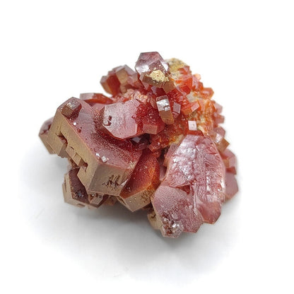 19g Skeletal Vanadinite on Matrix - Mibladen, Morocco - Vanadinite Crystals - Natural Red Vanadinite - Mineral Specimen - Rough Vanadinite