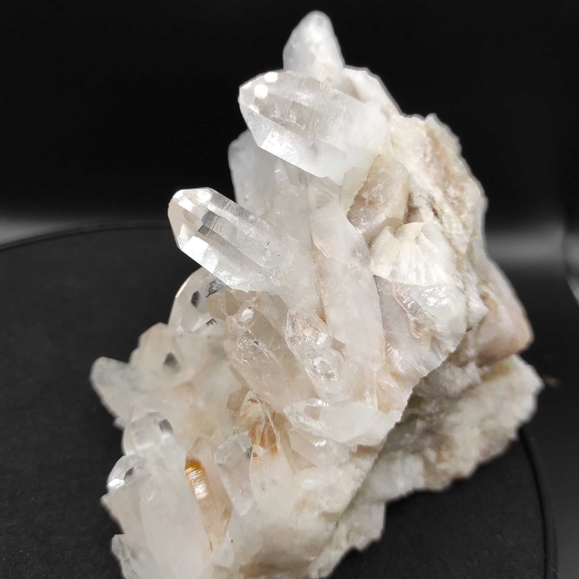 598g Large Clear Quartz Specimen - Clear Quartz Statement Pieces from Belleza, Colombia - Large Quartz Crystal Clusters - Raw Quartz
