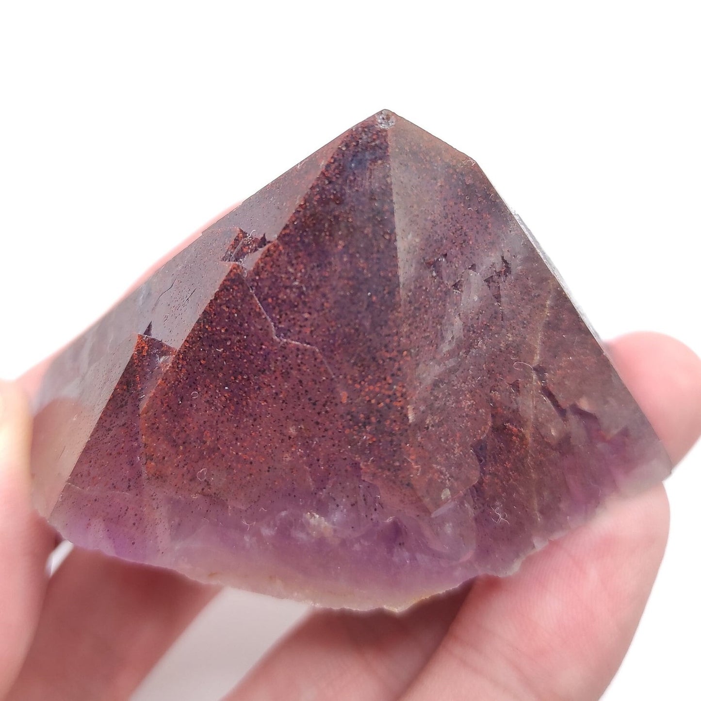 117g Thunder Bay Amethyst - Hematite Coated Amethyst - Canadian Amethyst Crystal - Amethyst Thunder Bay - Red Amethyst - Mineral Specimen
