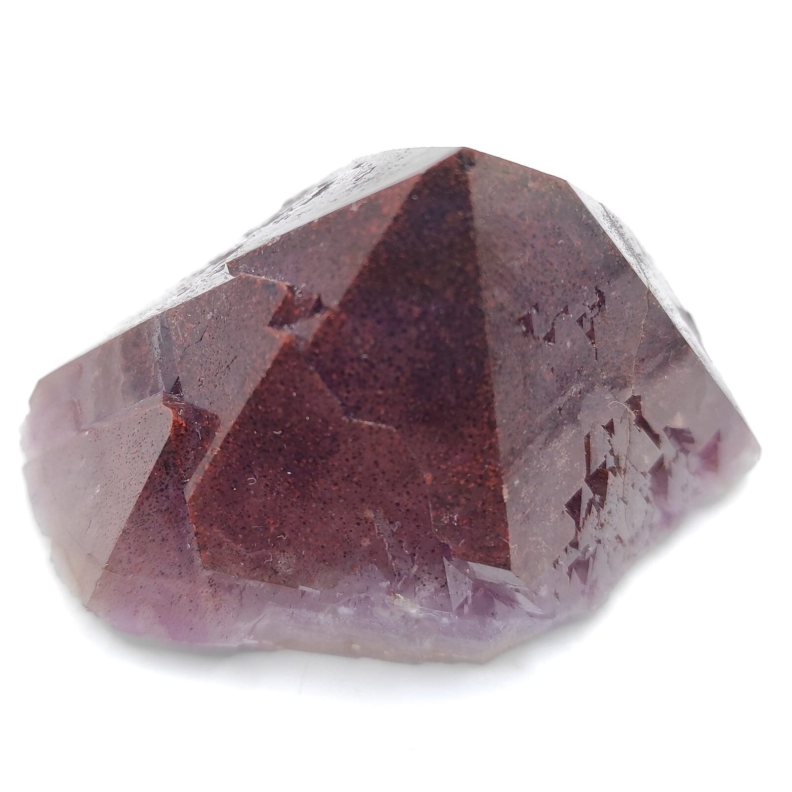 117g Thunder Bay Amethyst - Hematite Coated Amethyst - Canadian Amethyst Crystal - Amethyst Thunder Bay - Red Amethyst - Mineral Specimen