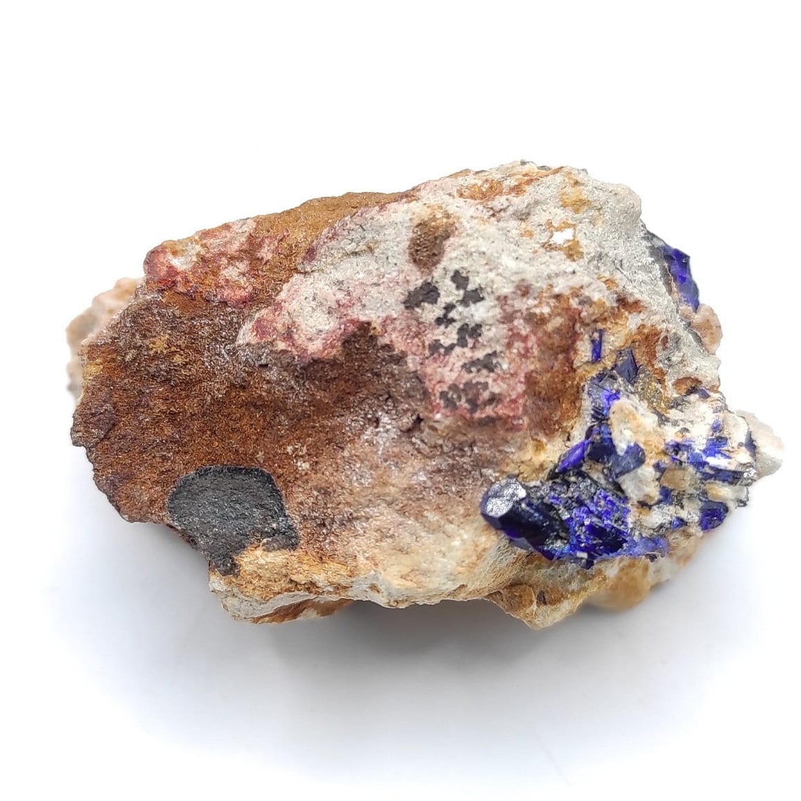 24g Crystallized Azurite - Kerrouchen, Morocco - Blue Azurite Specimen - High Quality Blue Azurite - Azurite Mineral Specimen