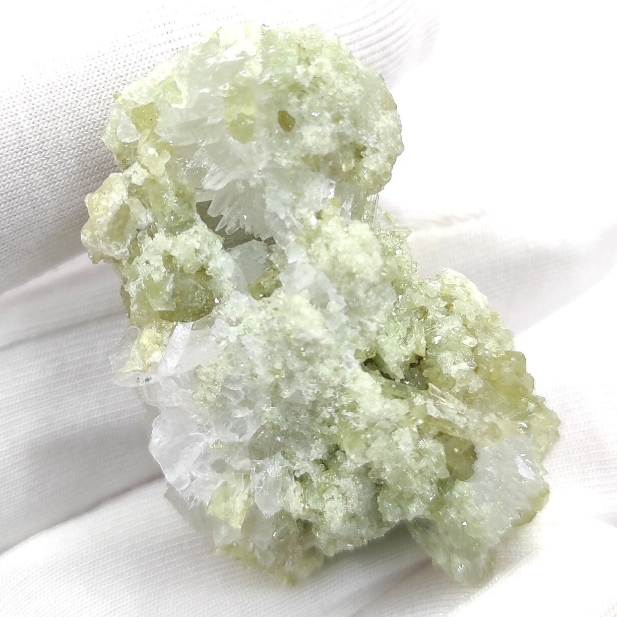 2016 Find - 28g Vesuvianite with Aragonite - Mineral Specimen - Vesuvianite Crystal - Jeffrey Mine, Asbestos, Quebec - Canadian Minerals