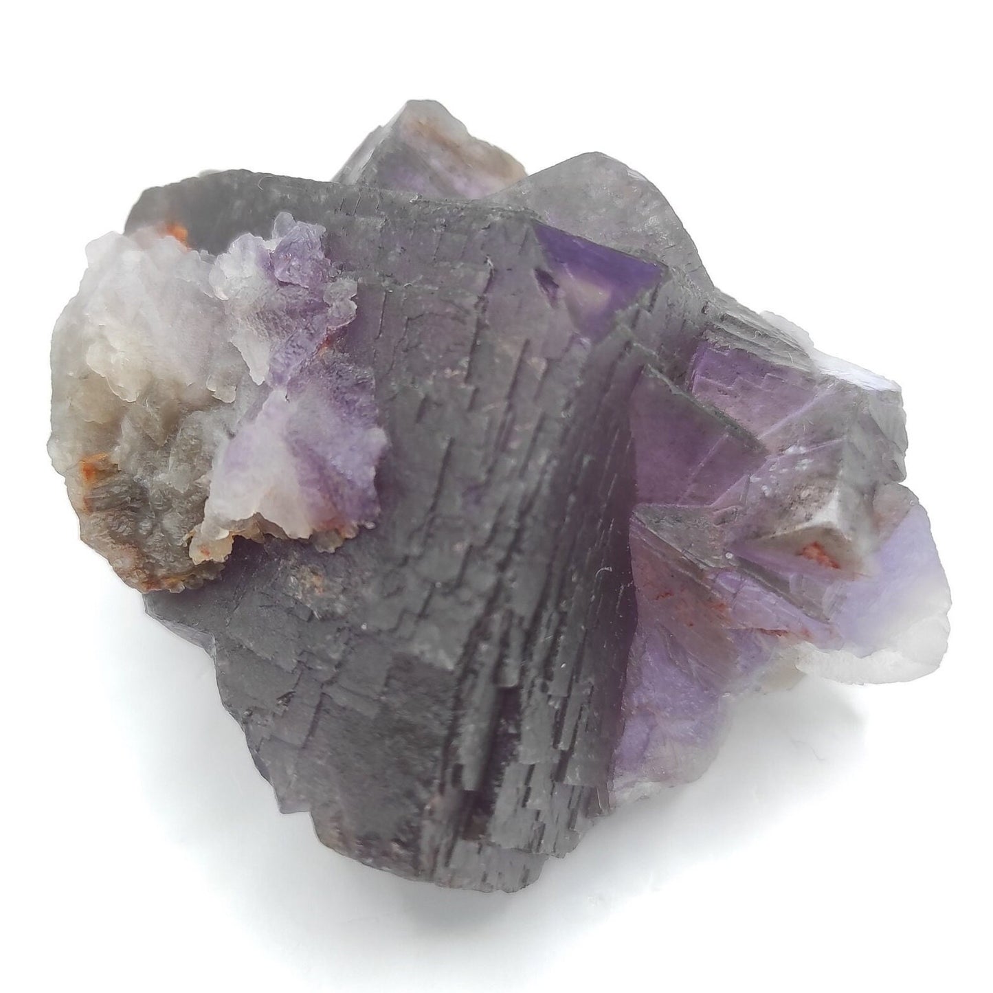 82g Purple Cubic Fluorite - Balochistan, Pakistan - Raw Fluorite Mineral Specimen - Rough Fluorite Pieces - Fluorite Crystals