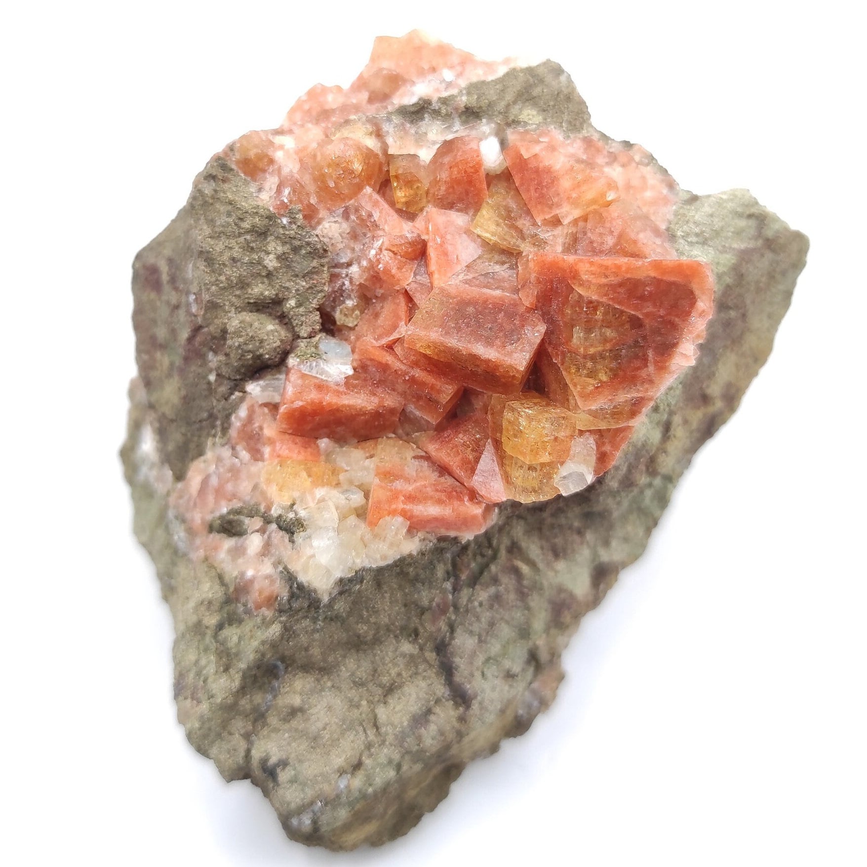 181g Chabazite Specimen - Wasson Bluff, Parrsboro, Nova Scotia - Orange Chabazite Crystal Specimen - High Quality Chabazite from Canada