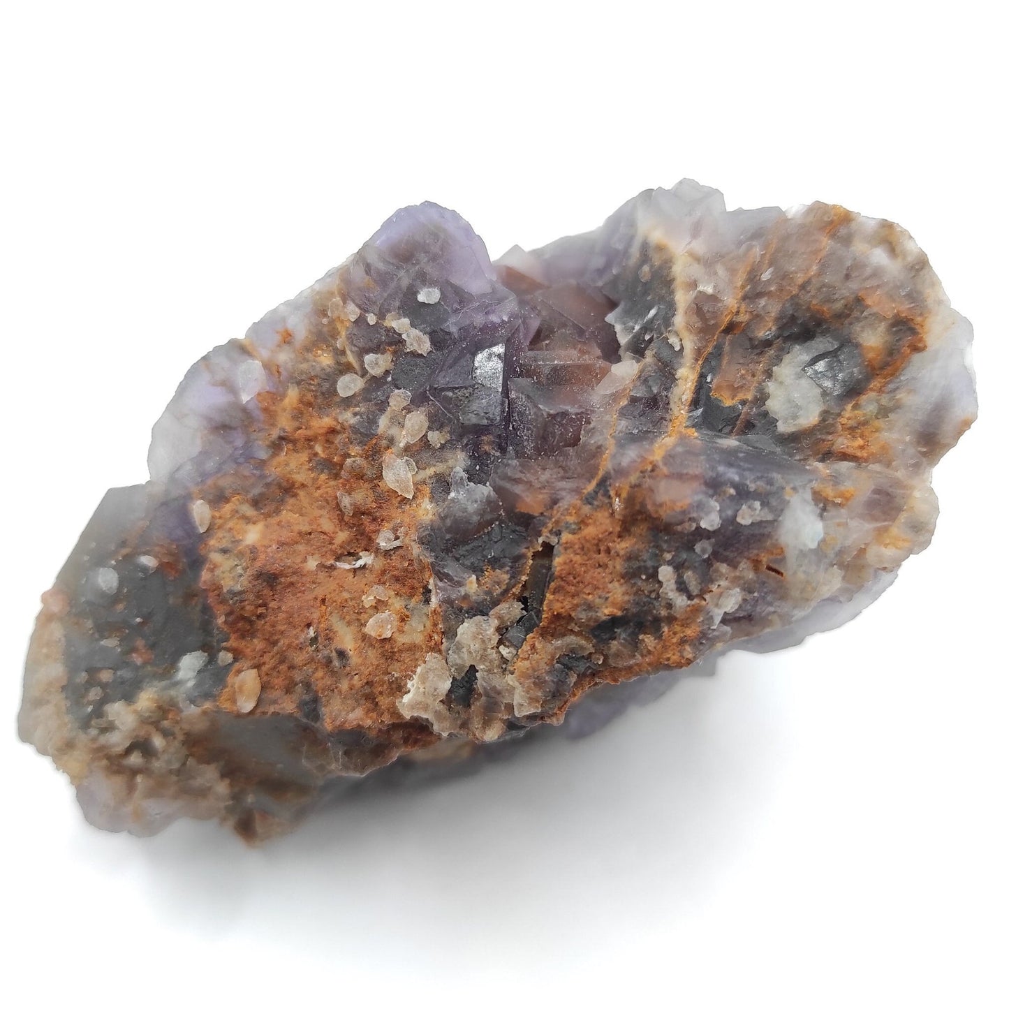 187g Purple Cubic Fluorite - Balochistan, Pakistan - Raw Fluorite Mineral Specimen - Rough Fluorite Pieces - Fluorite Crystals