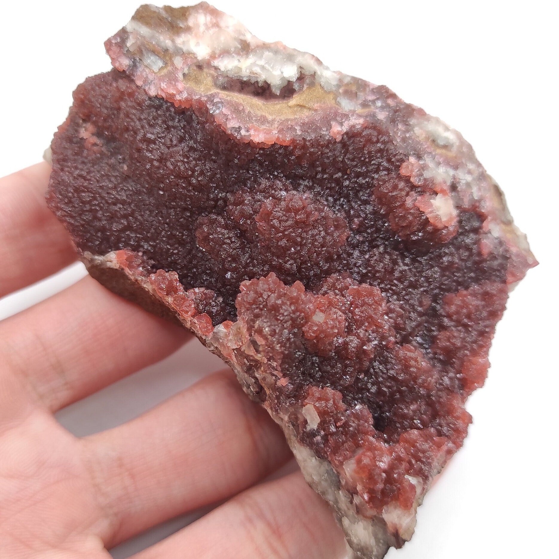214g Roselite Mineral from Bou Azzer, Morocco - Rare Pink Roselite Mineral - Rare Mineral Specimen - Natural Crystals - Rough Gemstones
