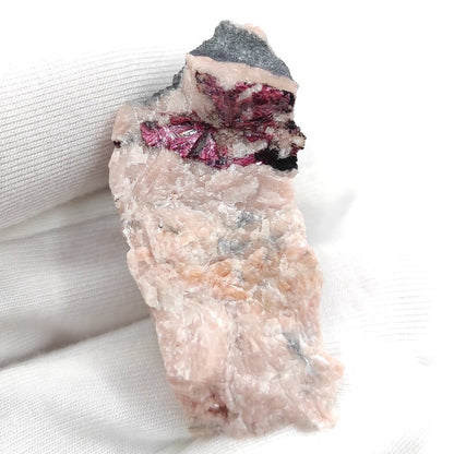 14g Erythrite Mineral Specimen - Bou Azzer, Morocco - Rare Erythrite Crystal Specimen - Cobalt Bloom Crystal - Raw Cobalt Crystal